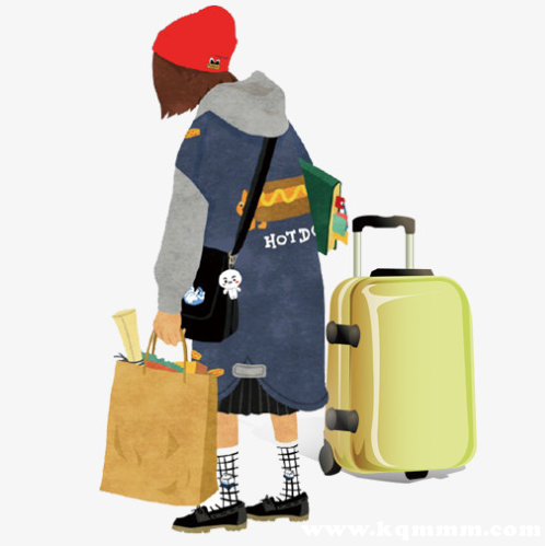 一个人带三个行李箱坐高铁，一个人怎么推3个行李箱