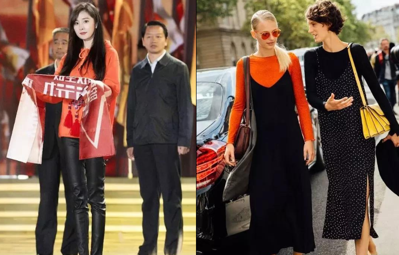 鲜橙色上衣配什么颜色裤子，鲜橙色上衣搭配什么裤子