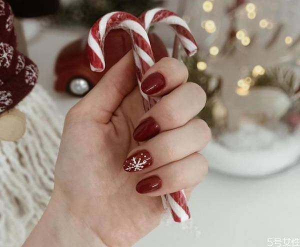 圣诞款美甲2020，圣诞系列美甲
