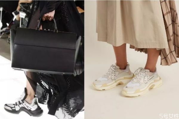 老爹鞋怎么搭配衣服，老爹鞋女穿搭法秋冬