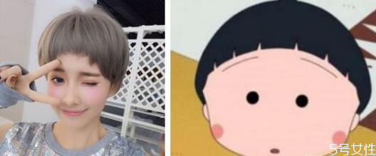 适合真人剪的动漫发型，适合现实的二次元发型