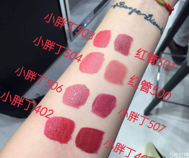 小胖丁504和506怎么选，阿玛尼小胖丁504和506试色
