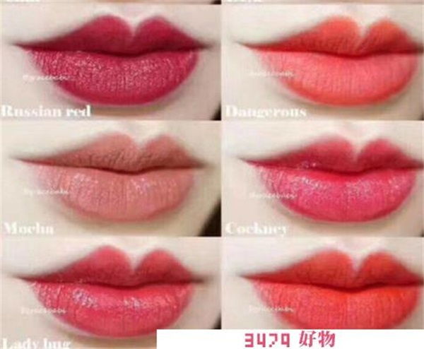 mac口红色号对照表，mac口红所有色号名称及图片