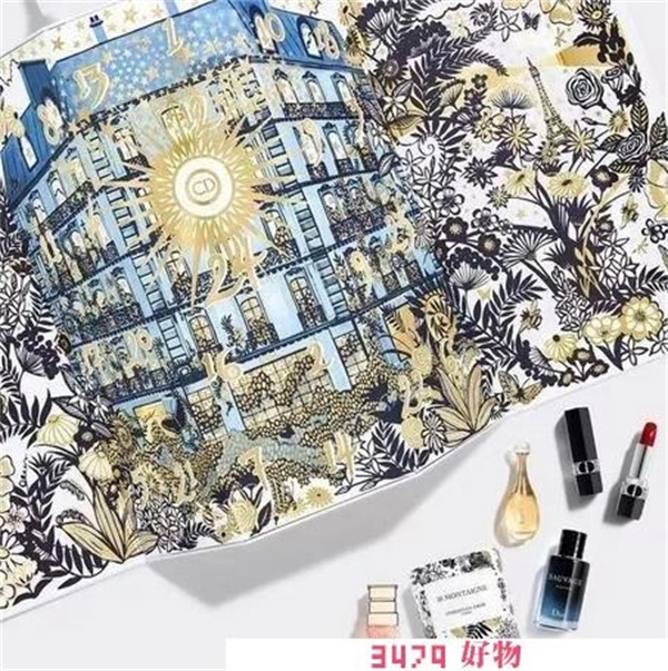 迪奥圣诞日历礼盒，迪奥圣诞倒数日历礼盒