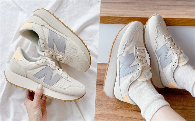 nb237怎么样，New Balance 237奶油白、奶茶版型推荐
