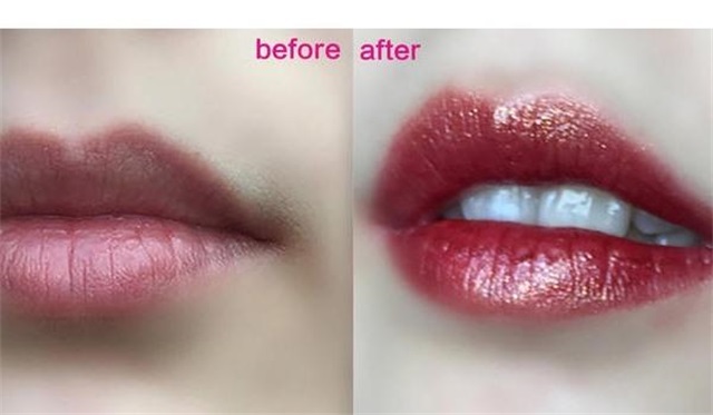 日常口红怎么画人鱼姬唇妆，叠涂打造的人鱼姬唇妆