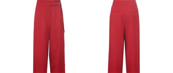 红色裤子怎么搭配衣服，红色裤子配什么颜色上衣