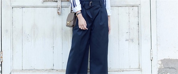 什么衣服配阔腿裤好看 搜狗，阔腿裤配什么上衣