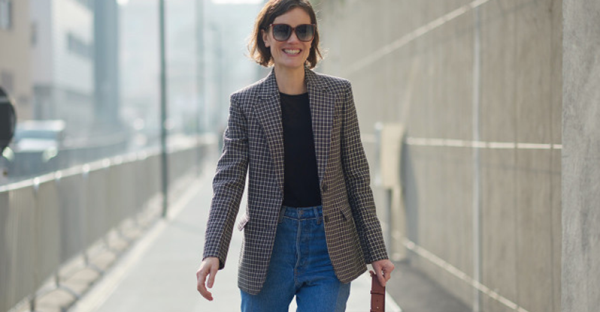 格纹西装外套怎么穿搭，格纹西装外套如何搭配