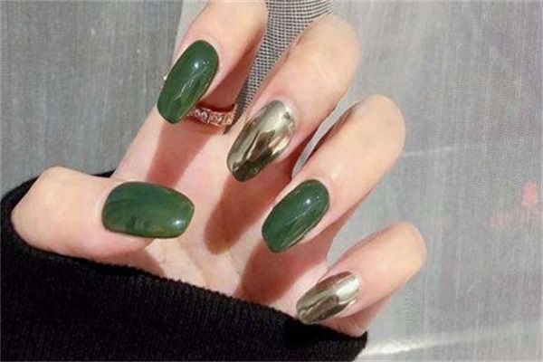 森林系清新美甲，让你安度整个盛夏