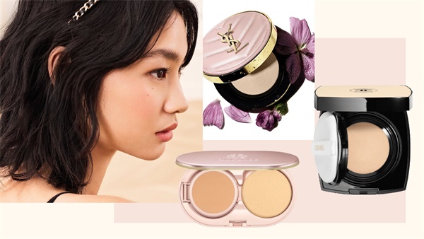 2022气垫粉饼Top 9，Chanel、YSL底妆主打透亮保湿、MAC持久控油