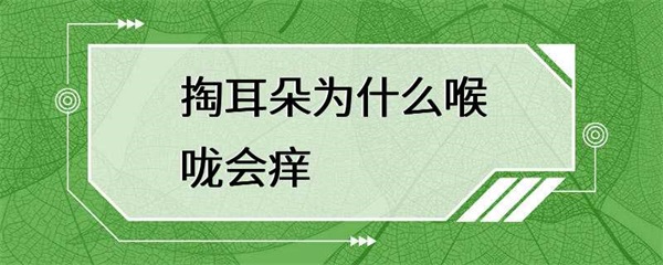 为什么掏耳朵的时候喉咙会痒？