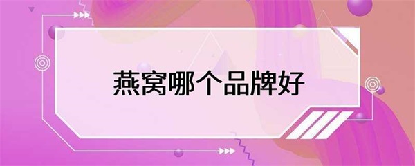 燕窝哪个品牌好？