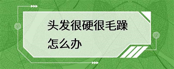 如何让头发变得柔顺、光滑？