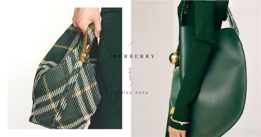 Burberry 2024春季系列大尺寸手袋一览