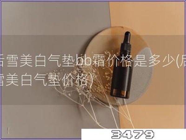 后雪美白气垫bb霜价格是多少「后雪美白气垫价格」