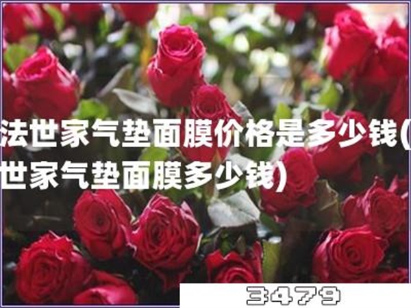 膜法世家气垫面膜价格是多少钱