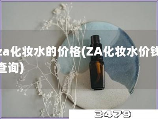 za化妆水的价格「ZA化妆水价钱查询」