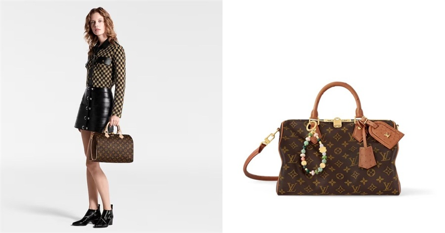 Louis Vuitton 经典包款 Speedy 全新升级！皮革内衬、自带包挂饰，颜值与质感兼备！