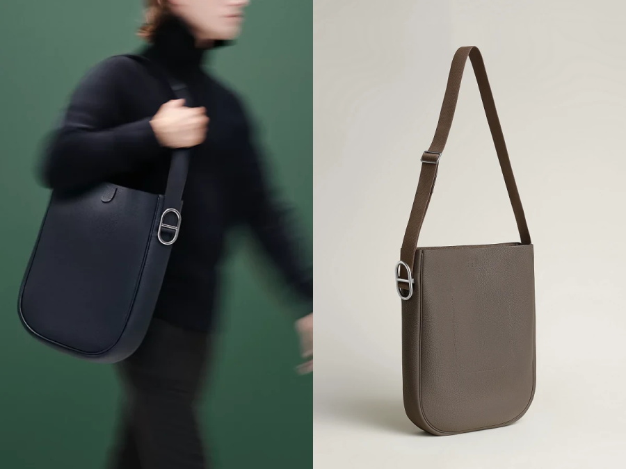 爱马仕包包官网Hermès Ancrage肩背包：男装区隐藏的极简珍宝