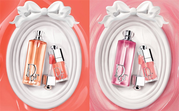DIOR ADDICT GLOW 香水：Rosy Glow、Purple Glow 与 Peachy Glow