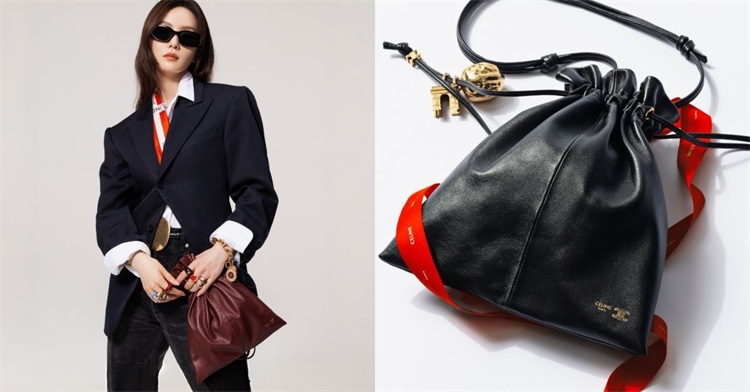 Celine 全新 Crystal 手拿包走红：刘诗诗演绎 2026 新春极简美学